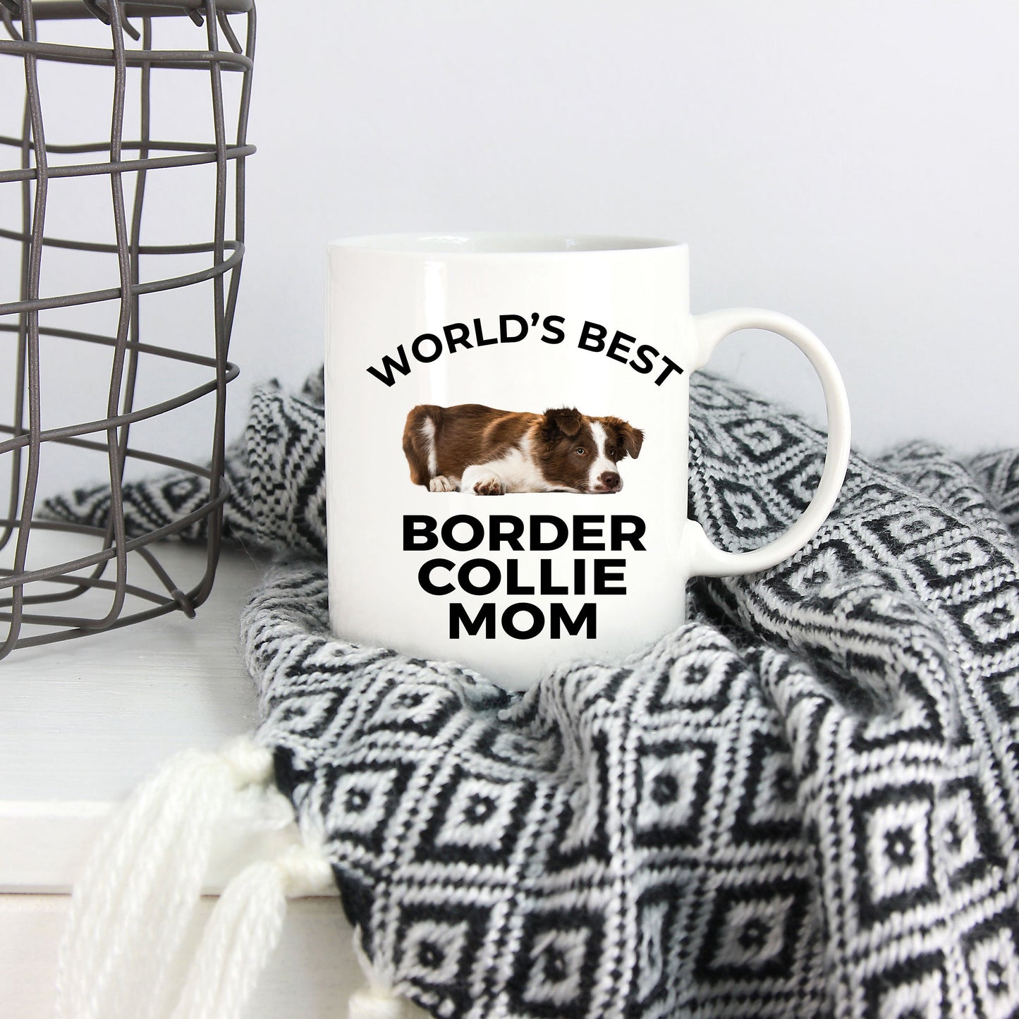 Border Collie Puppy Dog Mom Mug - Mallard Moon Gift Shop