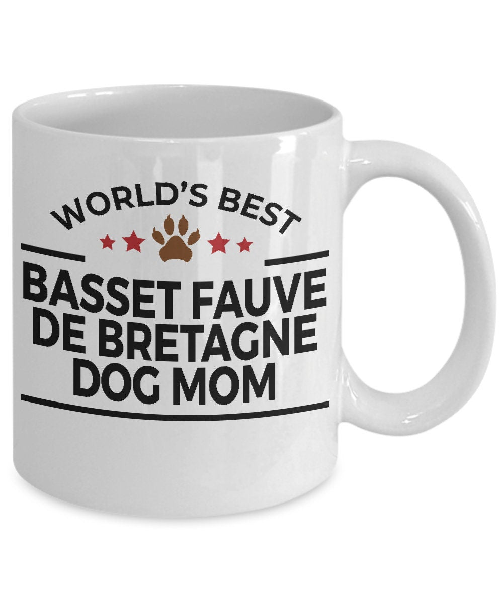 Basset Fauve de Bretagne Dog Mom Mug - Mallard Moon Gift Shop