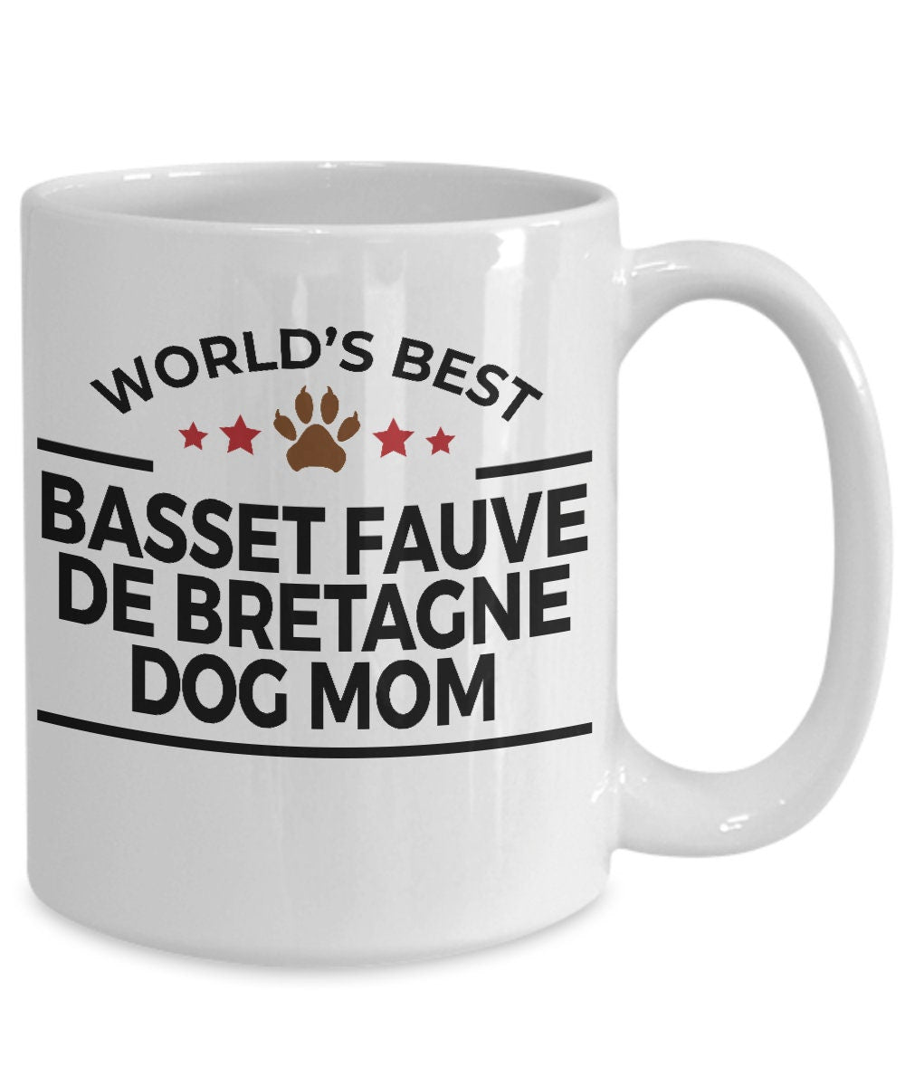 Basset Fauve de Bretagne Dog Mom Mug - Mallard Moon Gift Shop