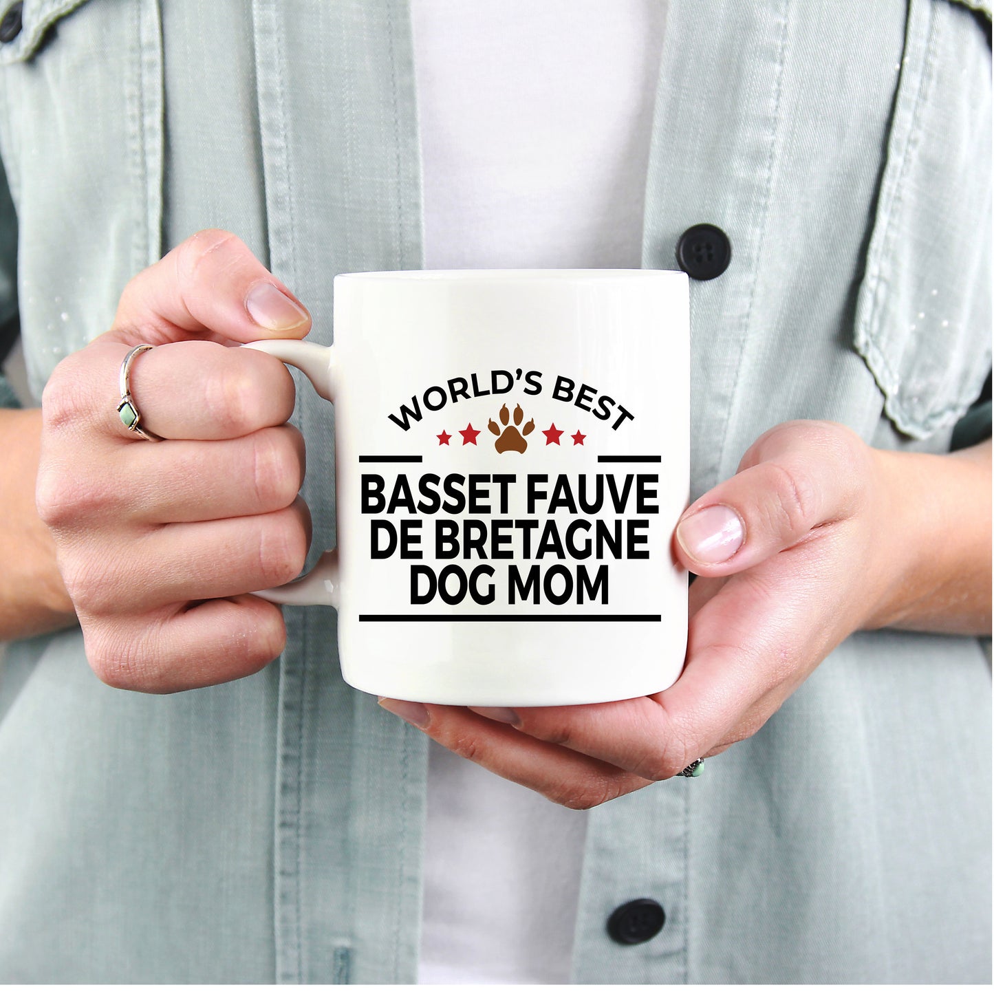 Basset Fauve de Bretagne Dog Mom Mug - Mallard Moon Gift Shop