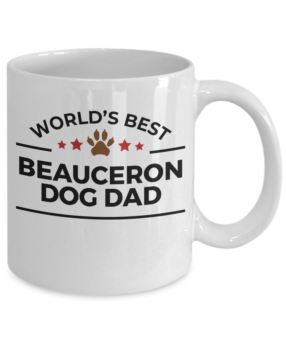 Beauceron Dog Dad Mug - Mallard Moon Gift Shop