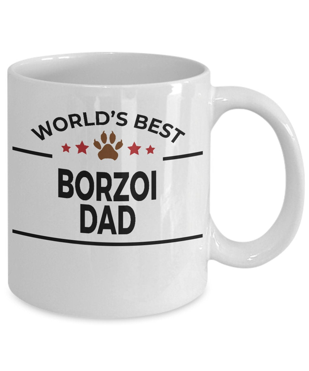 Borzoi Dog Dad Mug - Mallard Moon Gift Shop