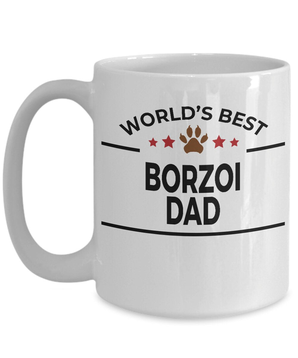 Borzoi Dog Dad Mug - Mallard Moon Gift Shop