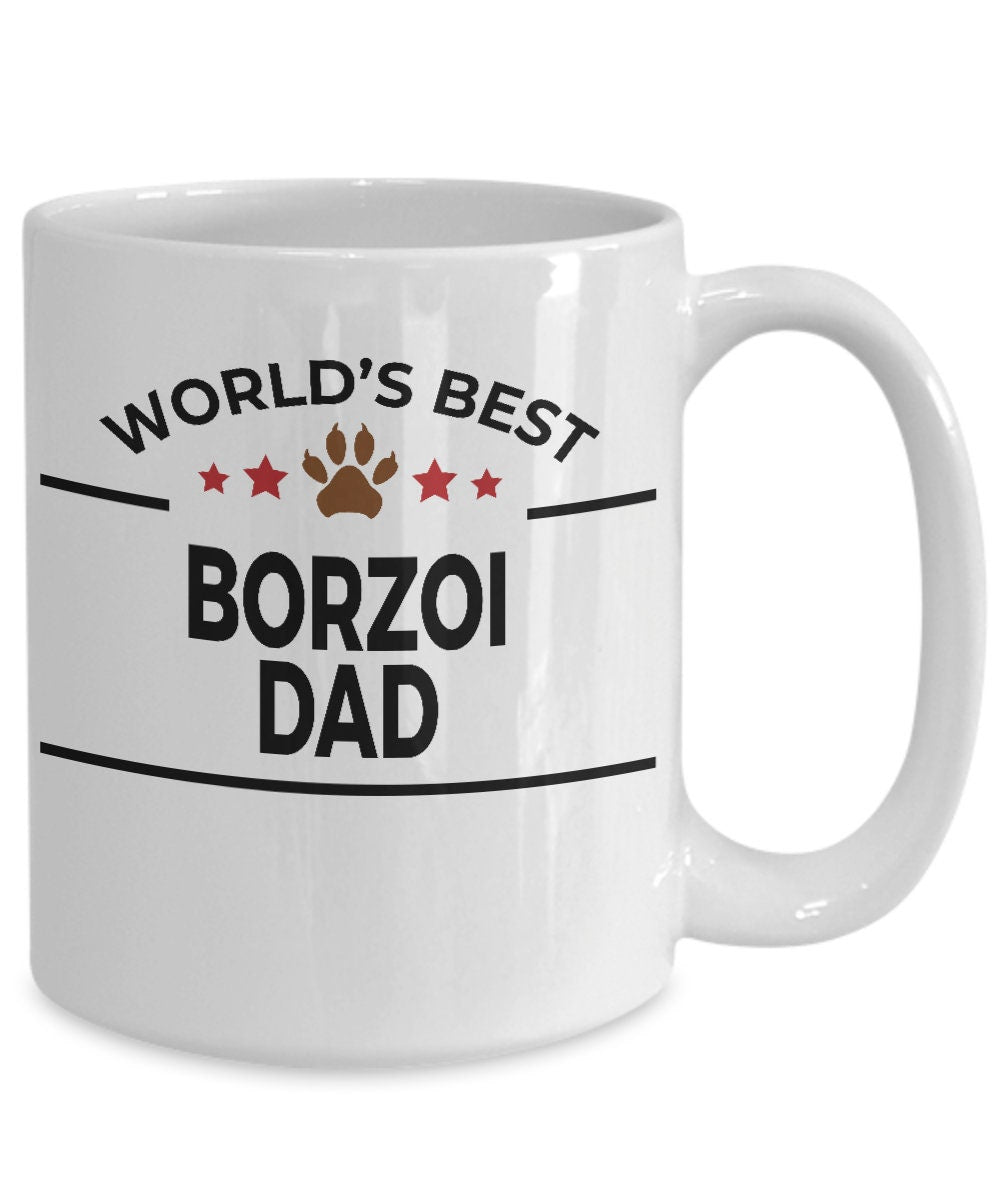 Borzoi Dog Dad Mug - Mallard Moon Gift Shop