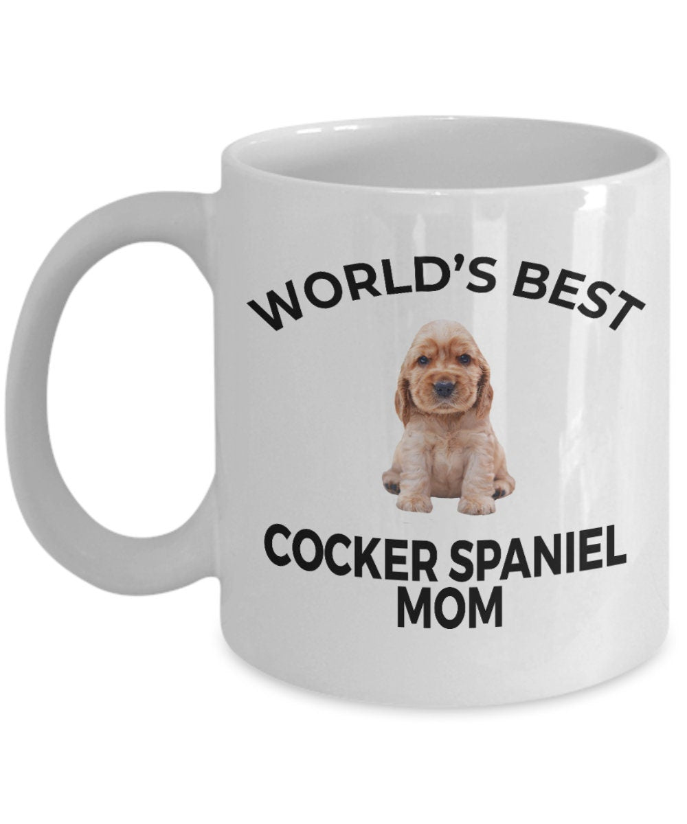 Cocker Spaniel Puppy Dog Mom Mug - Mallard Moon Gift Shop