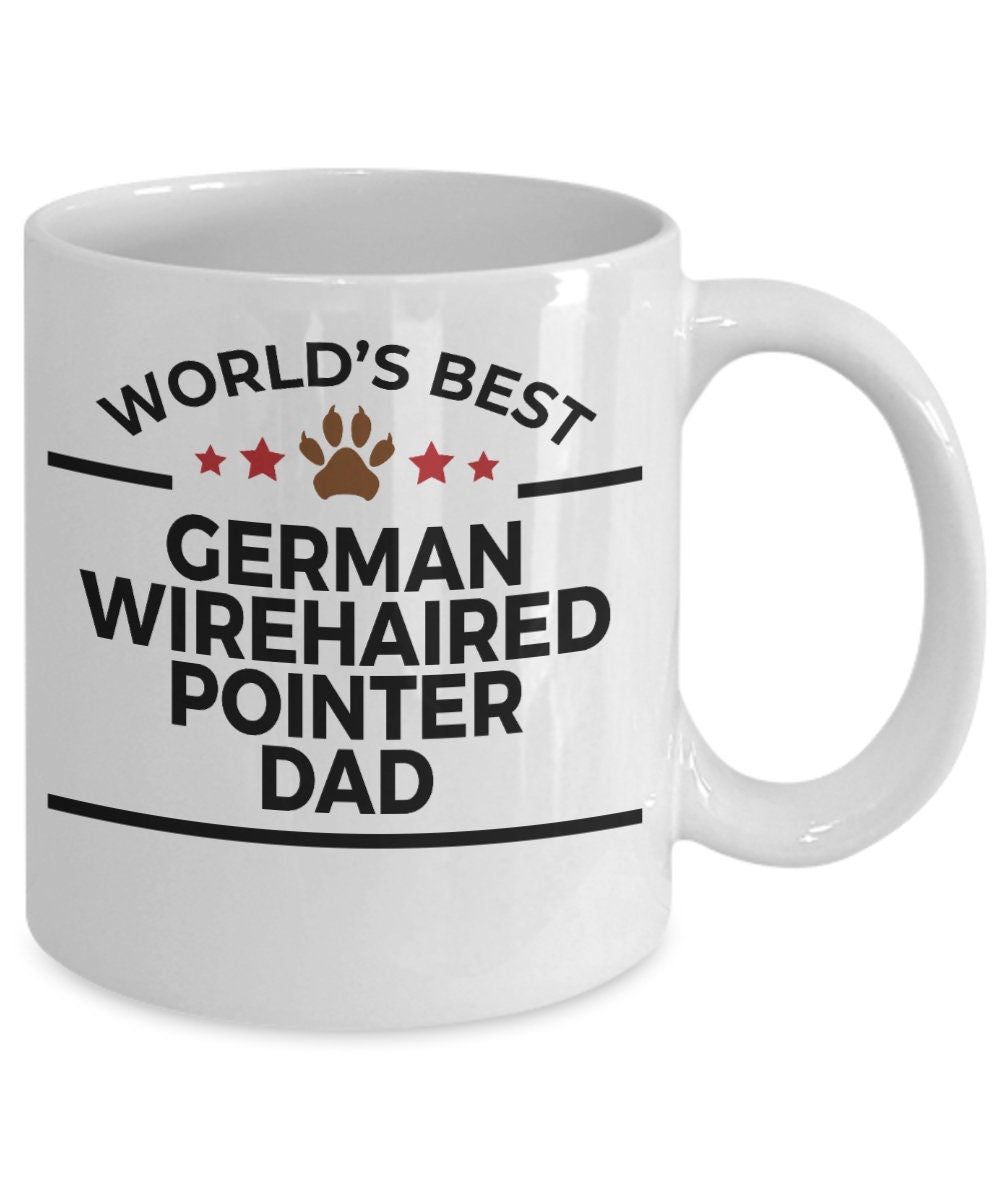 German Wirehaired Pointer Dog Dad Mug - Mallard Moon Gift Shop