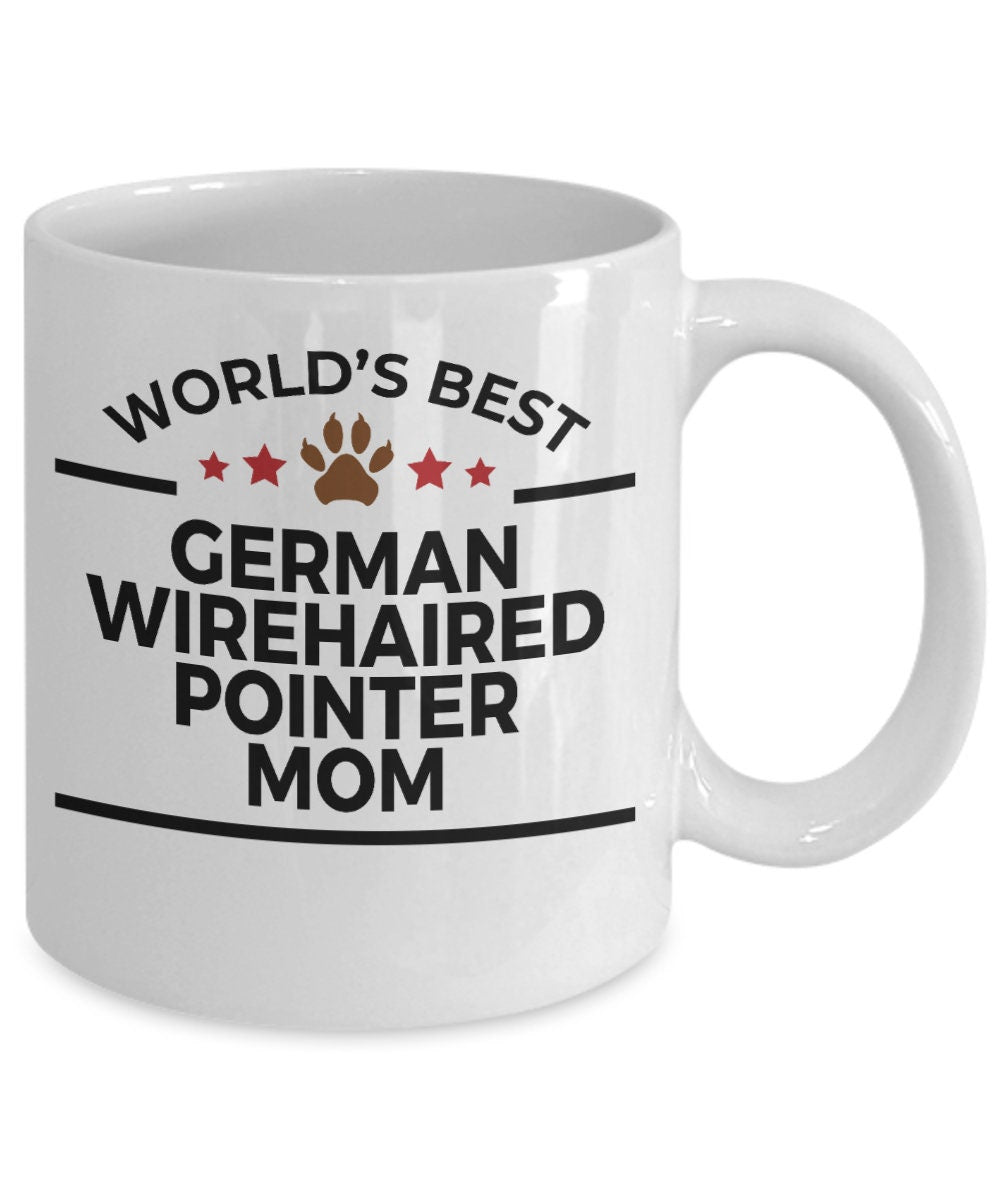 German Wirehaired Pointer Dog Mom Mug - Mallard Moon Gift Shop