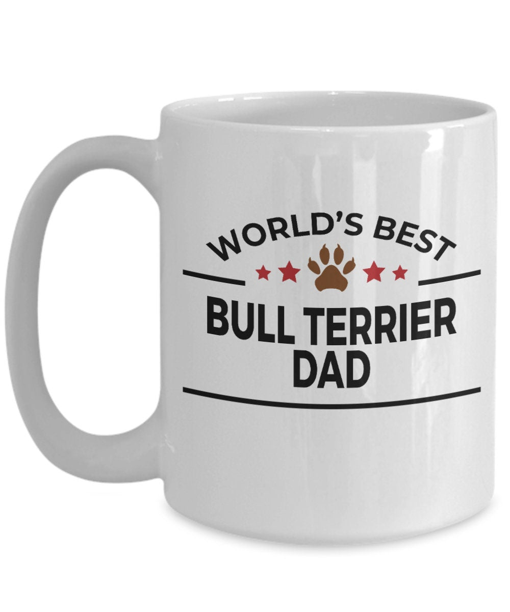 Bull Terrier Dog Dad Mug - Mallard Moon Gift Shop