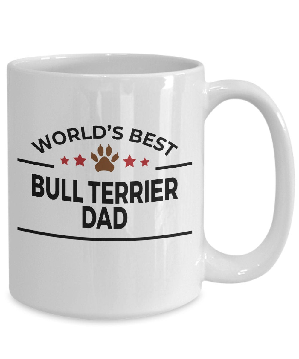 Bull Terrier Dog Dad Mug - Mallard Moon Gift Shop