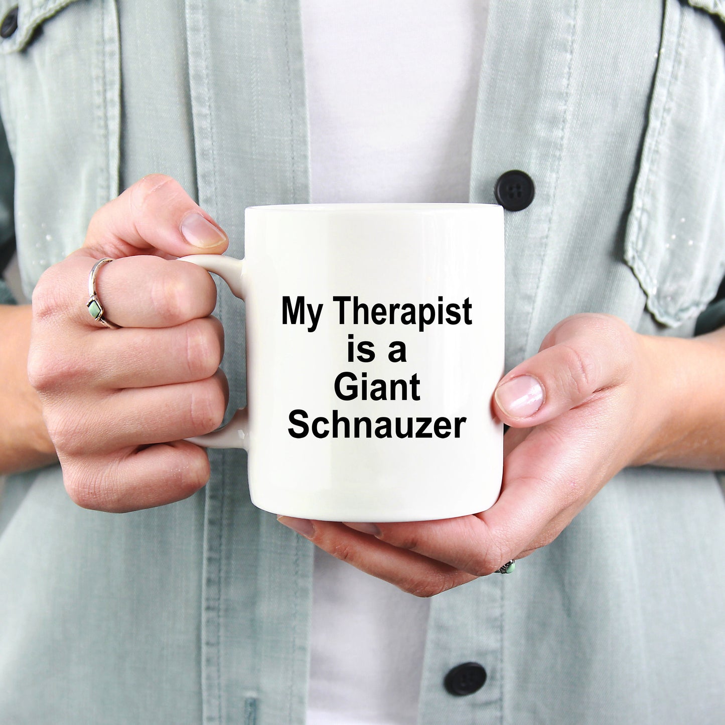 Giant Schnauzer Dog Therapist Mug