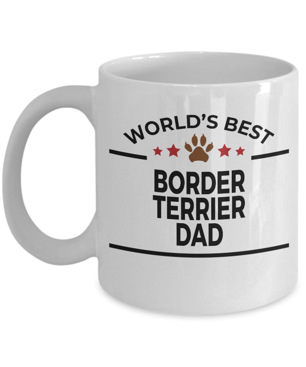 Border Terrier Dog Dad Mug - Mallard Moon Gift Shop