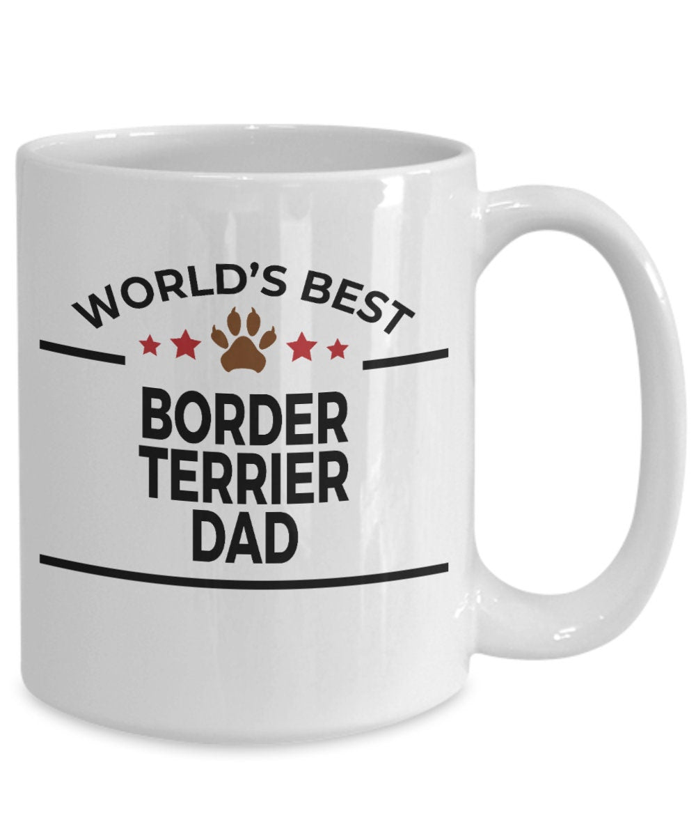 Border Terrier Dog Dad Mug - Mallard Moon Gift Shop