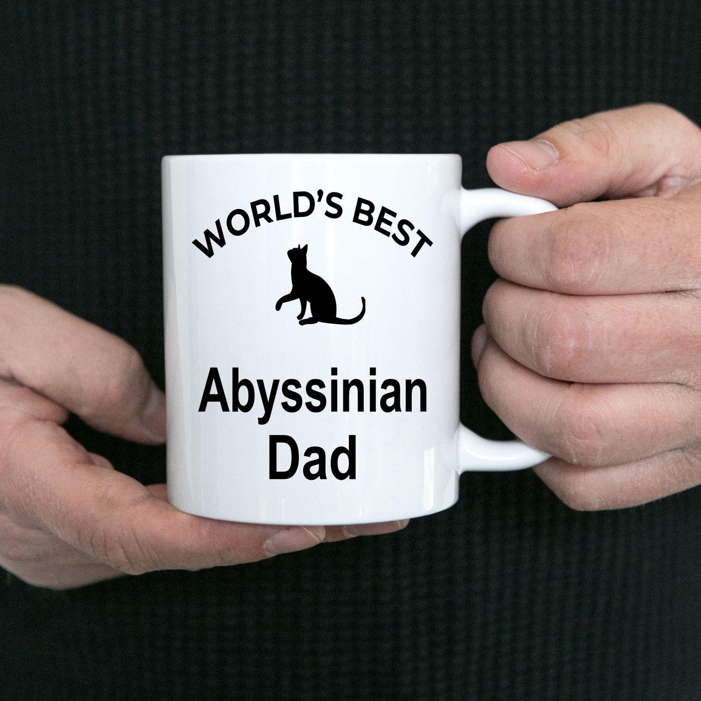 Abyssinian Cat Dad Coffee Mug - Mallard Moon Gift Shop