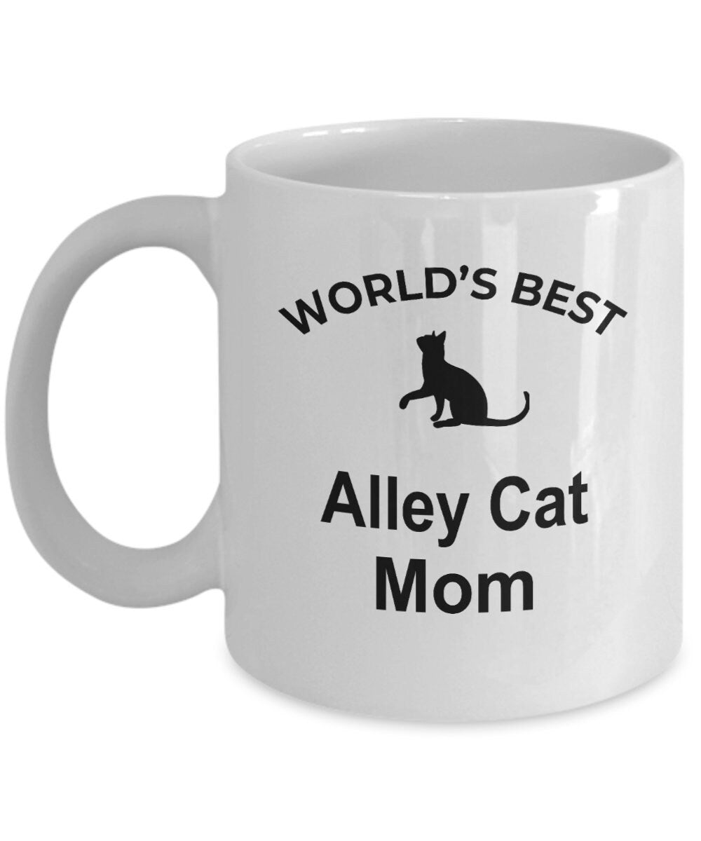 Alley Cat Mom Coffee Mug - Mallard Moon Gift Shop
