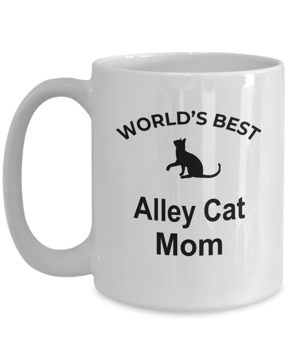Alley Cat Mom Coffee Mug - Mallard Moon Gift Shop