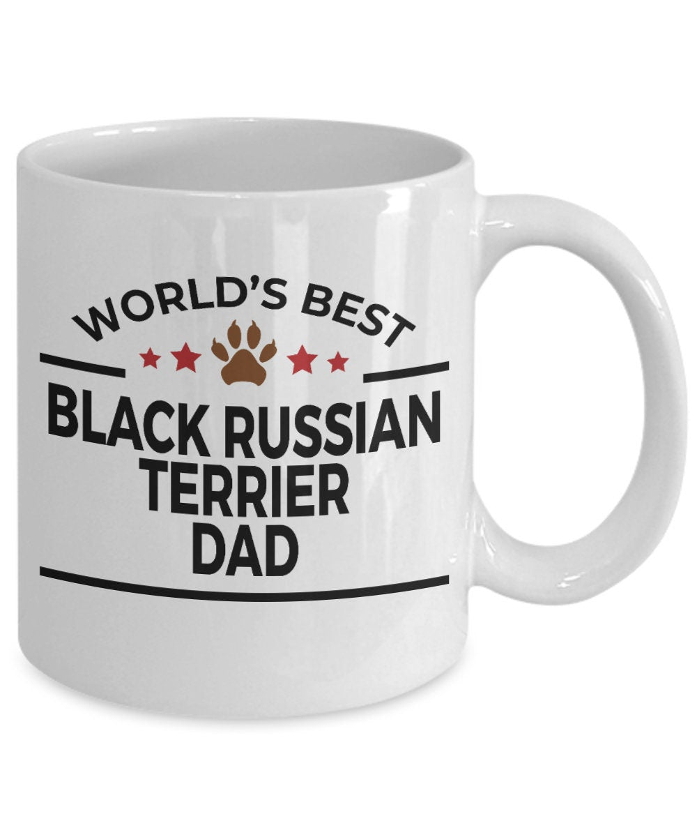 Black Russian Terrier Dog Dad Mug - Mallard Moon Gift Shop
