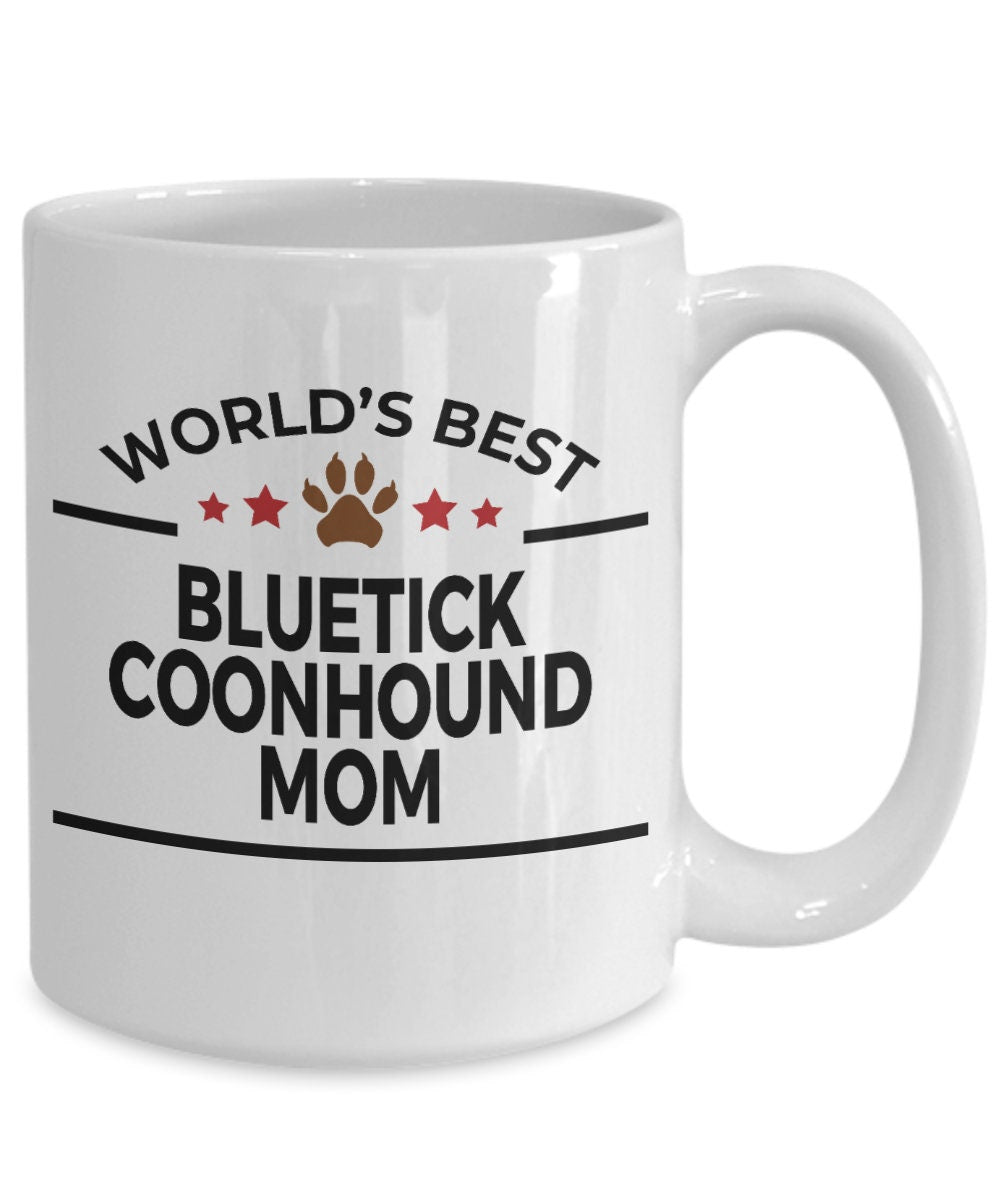 Bluetick Coonhound Dog Mom Mug - Mallard Moon Gift Shop
