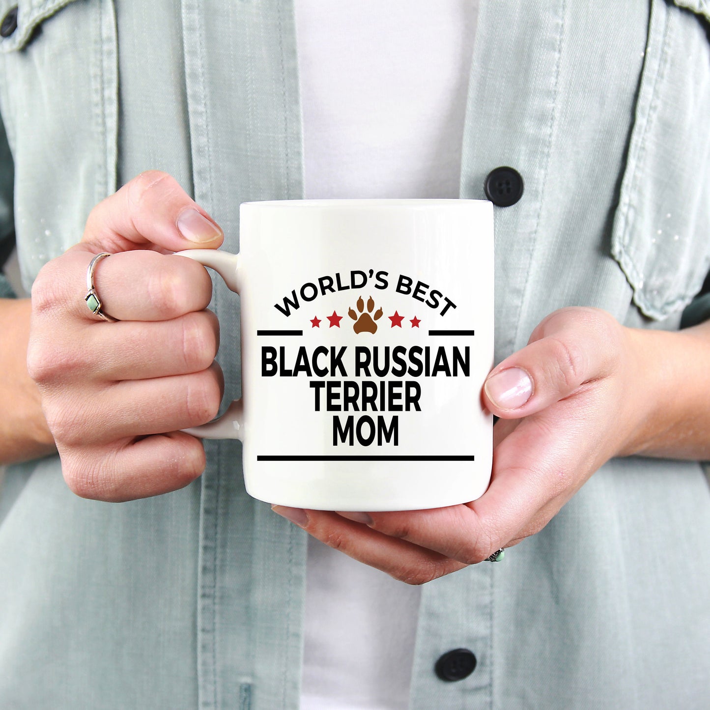 Black Russian Terrier Dog Mom Mug