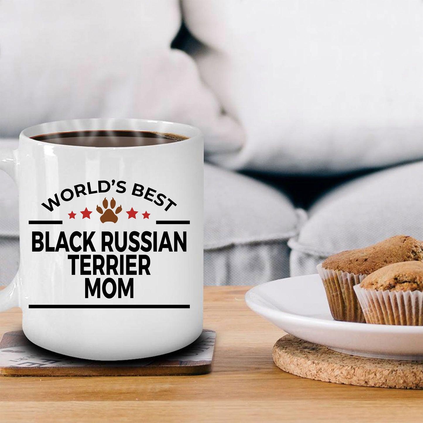 Black Russian Terrier Dog Mom Mug