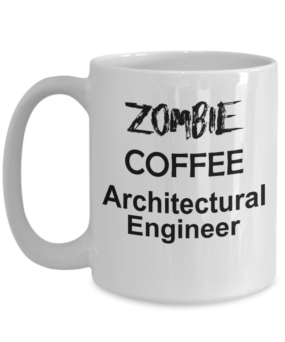 Architectural Engineer Zombie Mug - Mallard Moon Gift Shop