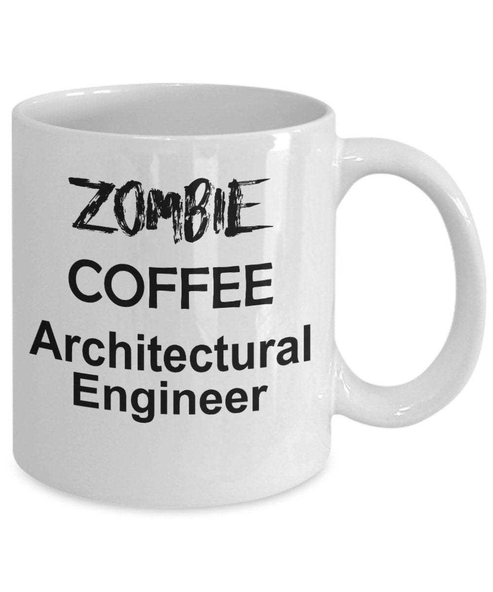 Architectural Engineer Zombie Mug - Mallard Moon Gift Shop