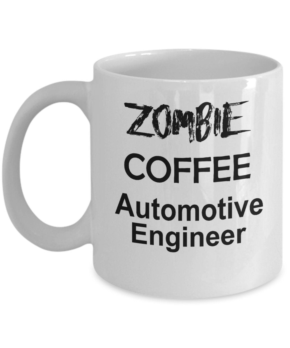 Automotive Engineer Zombie Mug - Mallard Moon Gift Shop