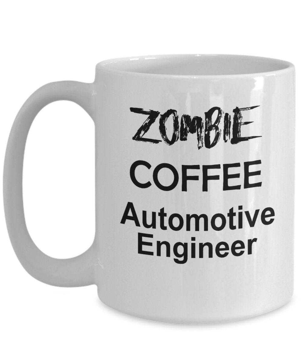 Automotive Engineer Zombie Mug - Mallard Moon Gift Shop