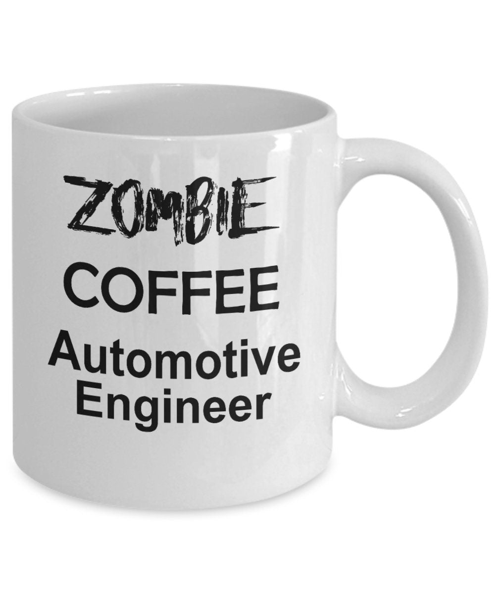 Automotive Engineer Zombie Mug - Mallard Moon Gift Shop