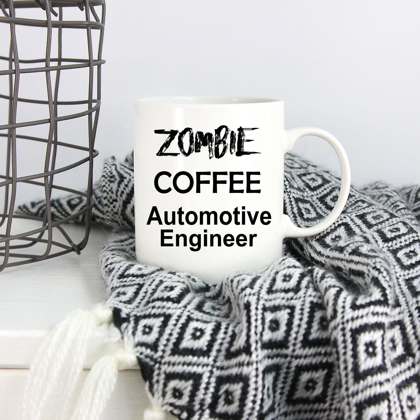 Automotive Engineer Zombie Mug - Mallard Moon Gift Shop