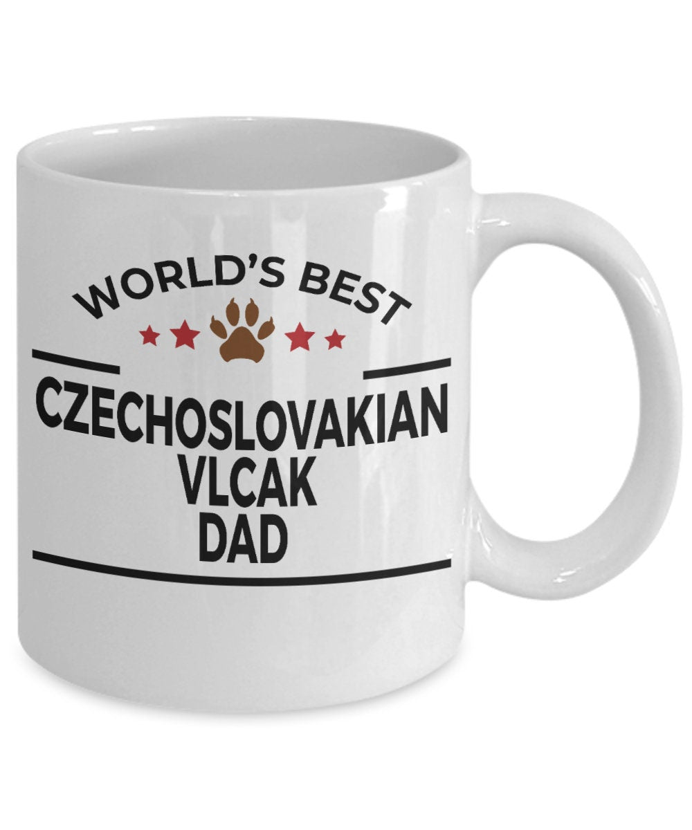 Czechoslovakian Vlcak Dog Dad Mug - Mallard Moon Gift Shop