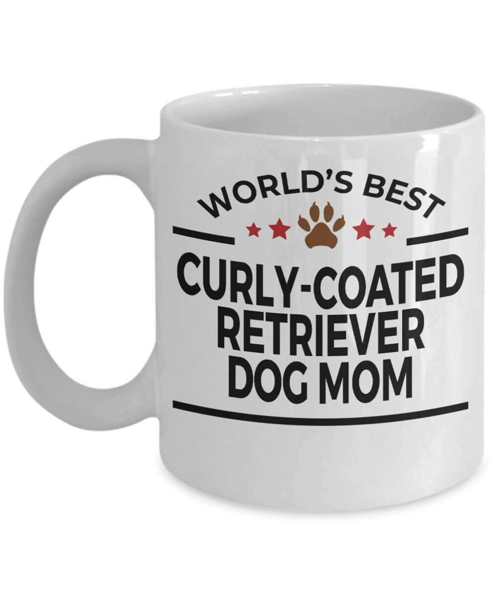 Curly-coated Retriever Dog Mom Mug - Mallard Moon Gift Shop