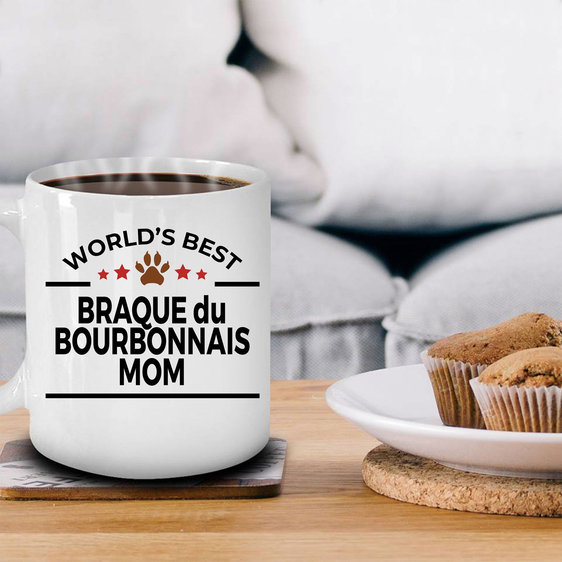 Braque du Bourbonnais Dog Mom Mug - Mallard Moon Gift Shop