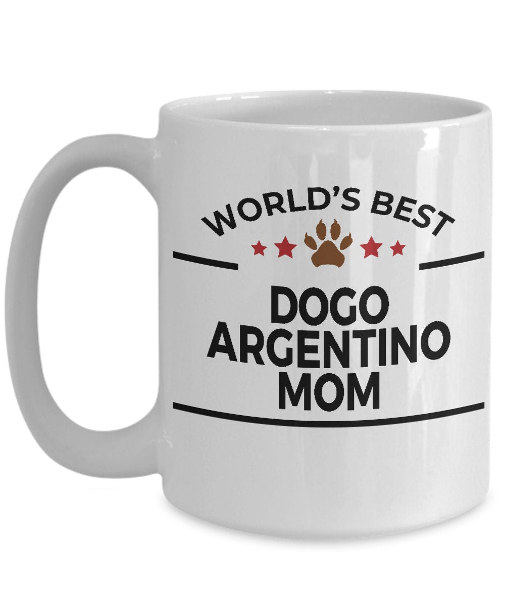 Dogo Argentino Dog Mom Coffee Mug