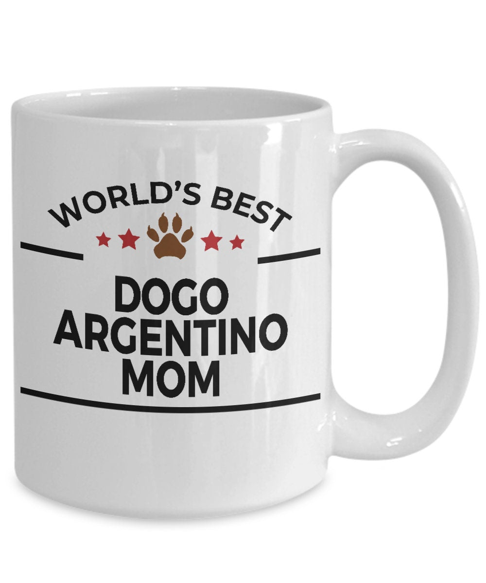 Dogo Argentino Dog Mom Coffee Mug