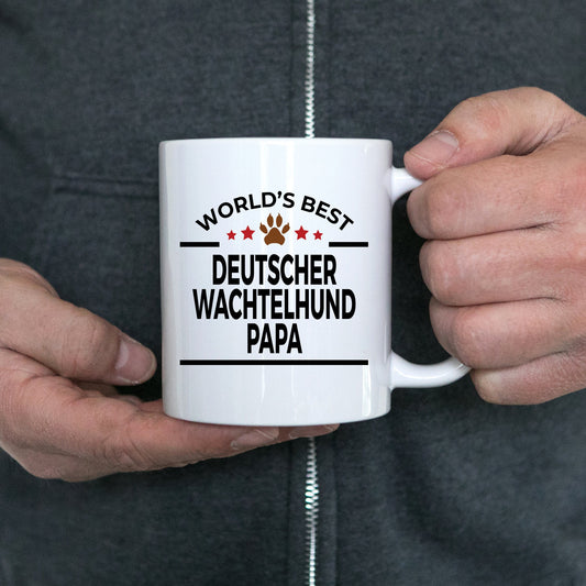 Deutscher Wachtelhund Dog Papa Coffee Mug - Mallard Moon Gift Shop