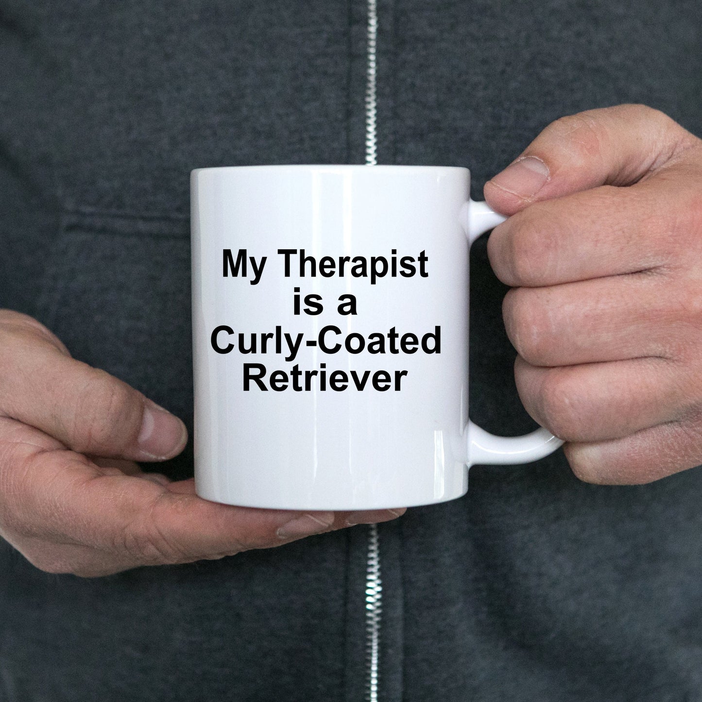 Curly-Coated Retriever Dog Therapist Mug - Mallard Moon Gift Shop