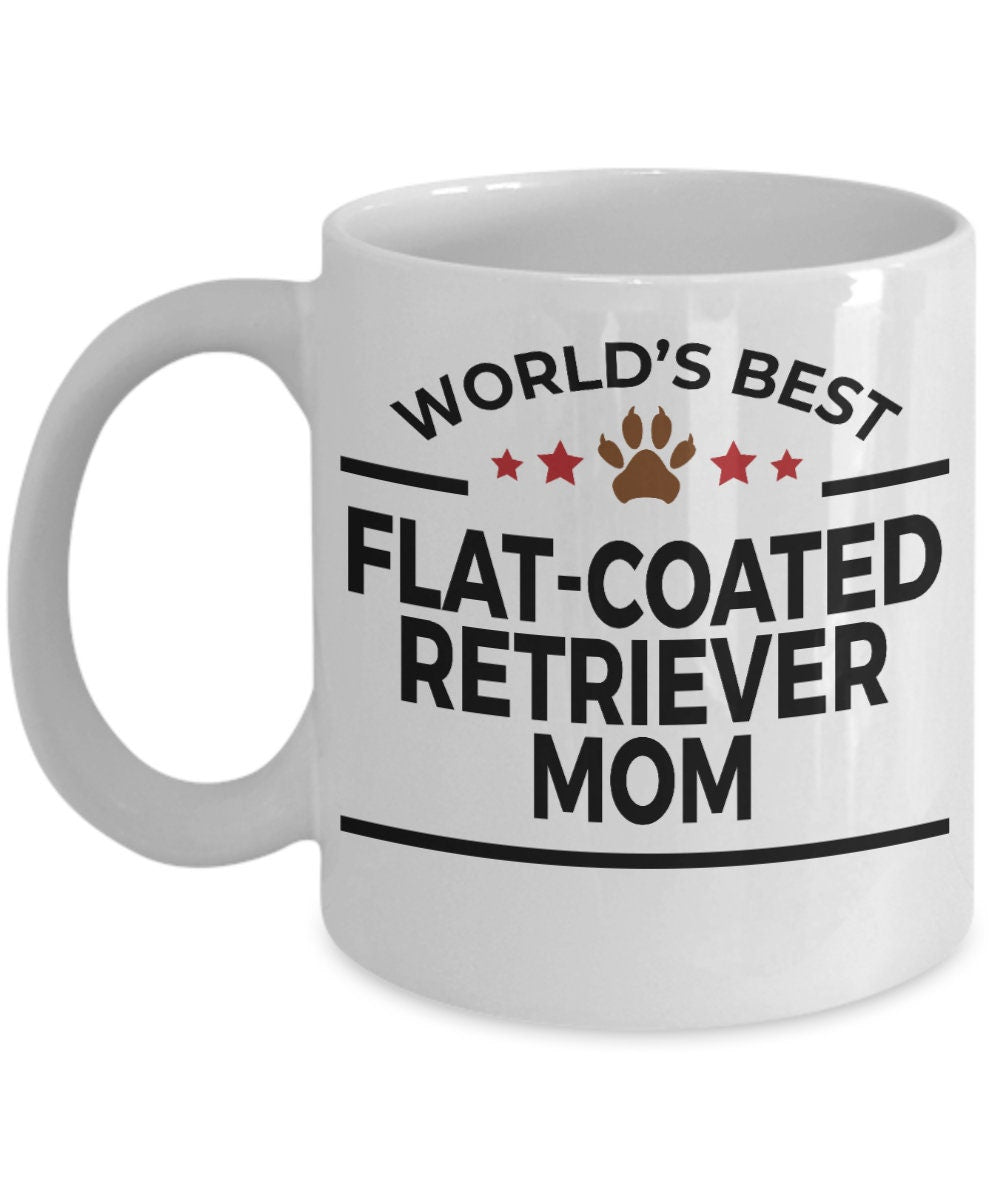 Flat-Coated Retriever Dog Mom Coffee Mug - Mallard Moon Gift Shop