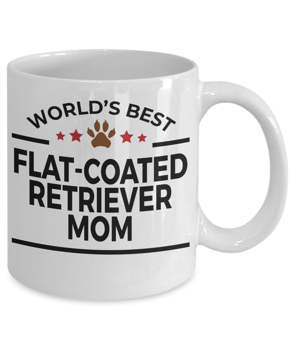 Flat-Coated Retriever Dog Mom Coffee Mug - Mallard Moon Gift Shop