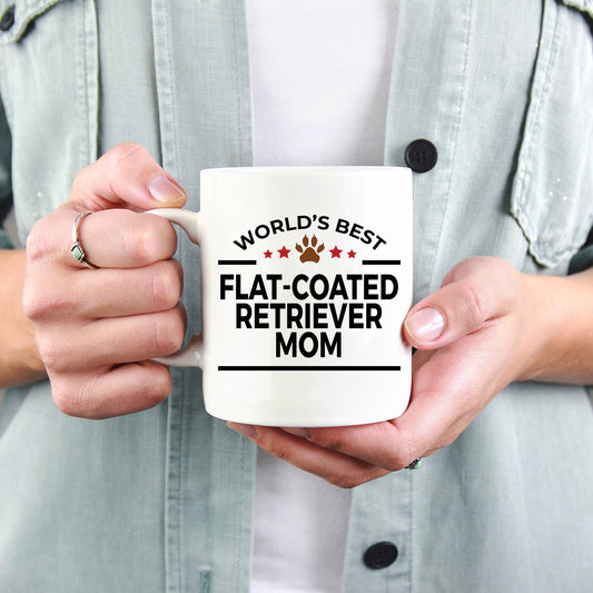 Flat-Coated Retriever Dog Mom Coffee Mug - Mallard Moon Gift Shop