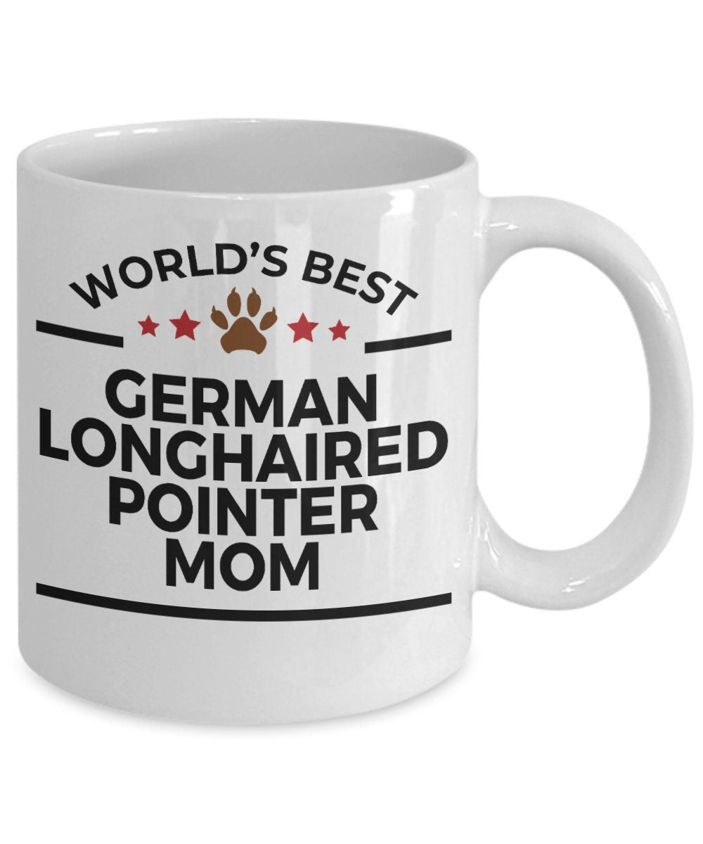 German Longhaired Pointer Dog Mom Mug - Mallard Moon Gift Shop