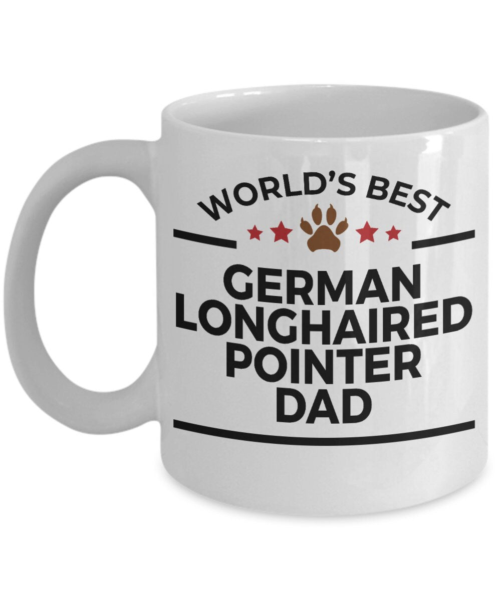 German Longhaired Pointer Dog Dad Mug - Mallard Moon Gift Shop