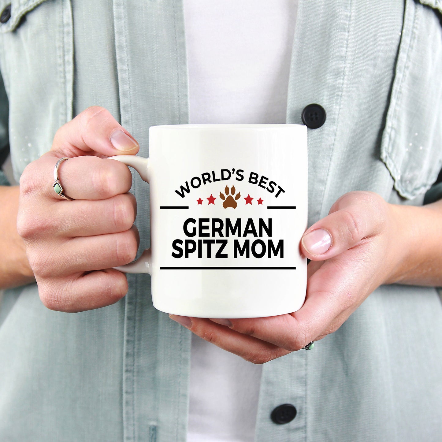 German Spitz Dog Mom Coffee Mug - Mallard Moon Gift Shop