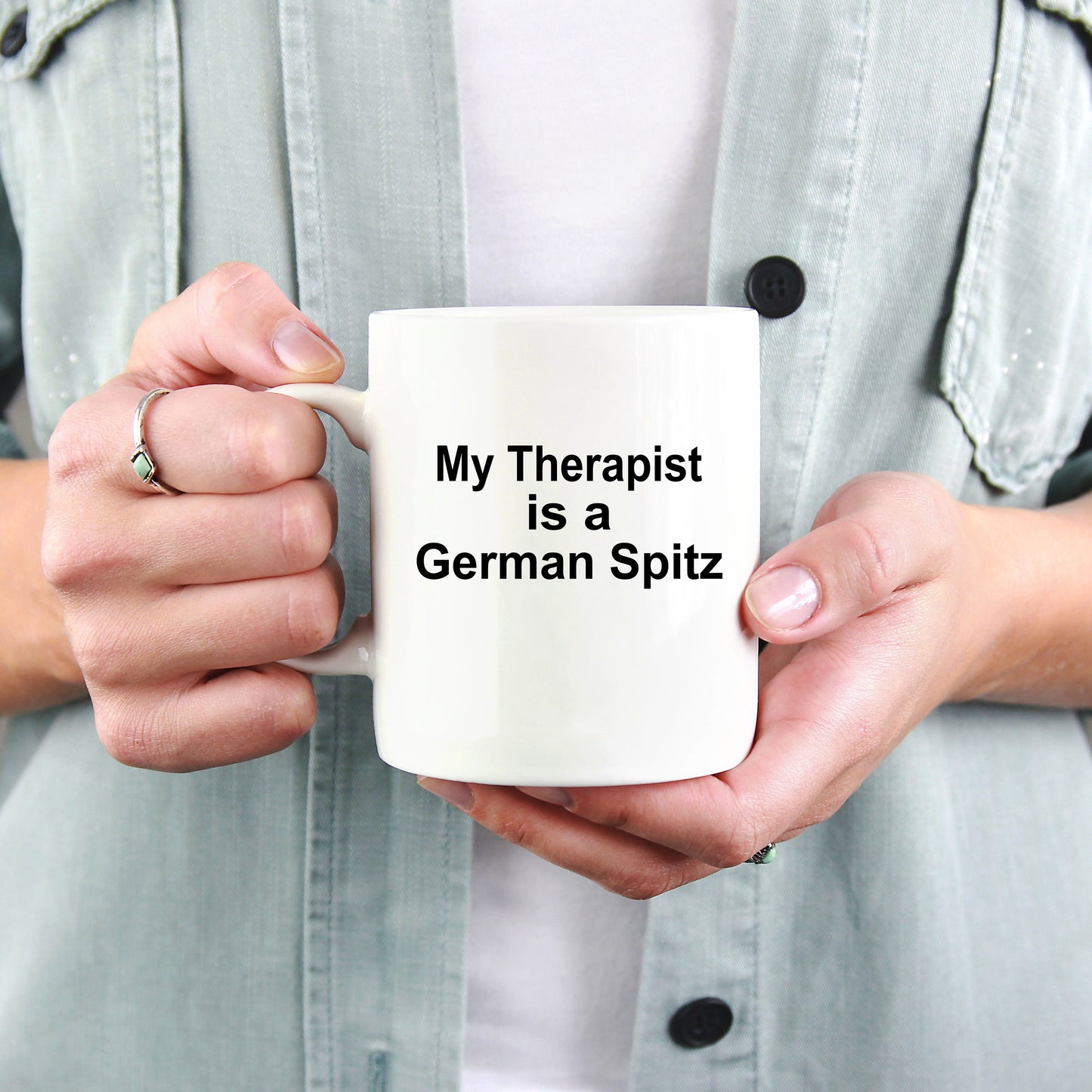 German Spitz Dog Owner Therapist Mug