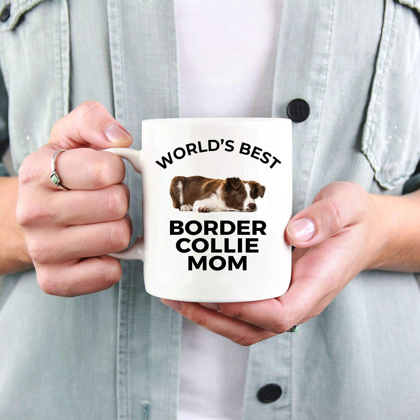Border Collie Puppy Dog Mom Mug - Mallard Moon Gift Shop