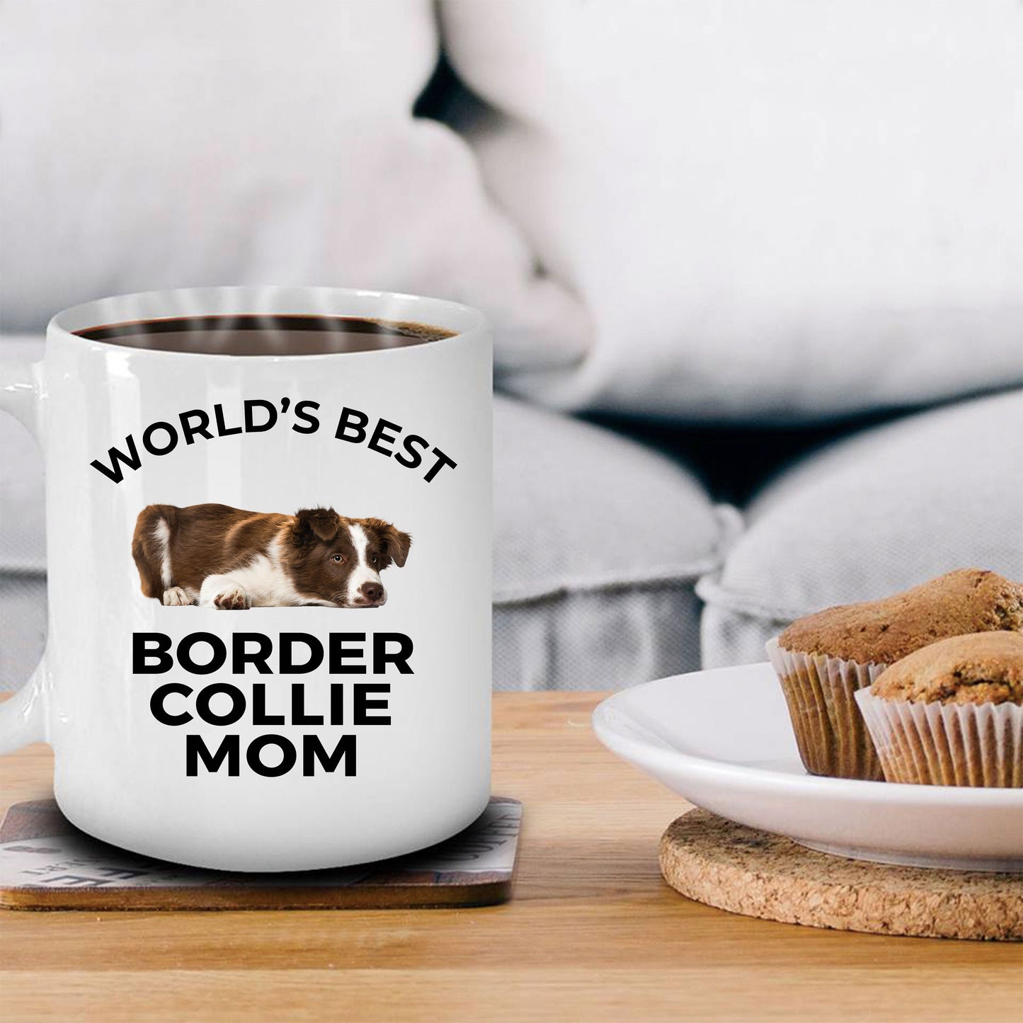 Border Collie Puppy Dog Mom Mug - Mallard Moon Gift Shop