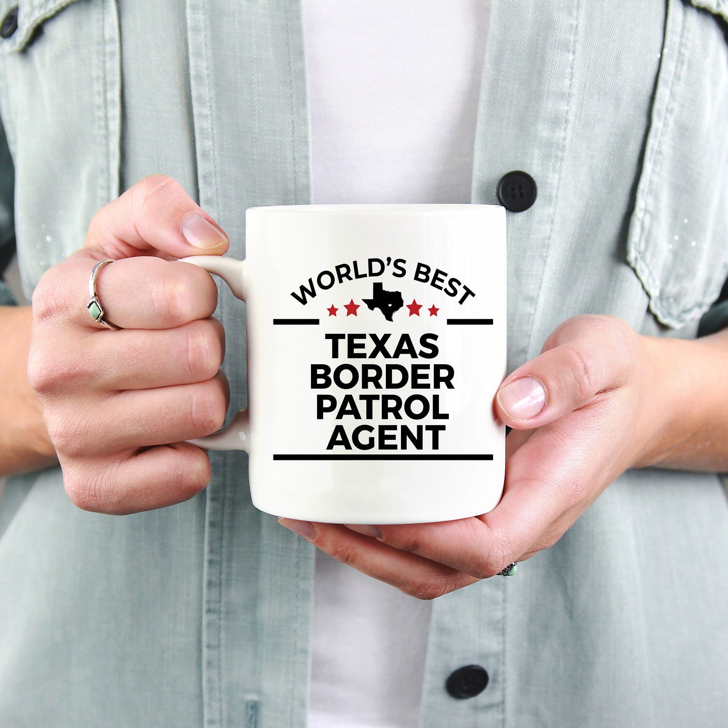 Texas Border Patrol Agent Mug - Mallard Moon Gift Shop