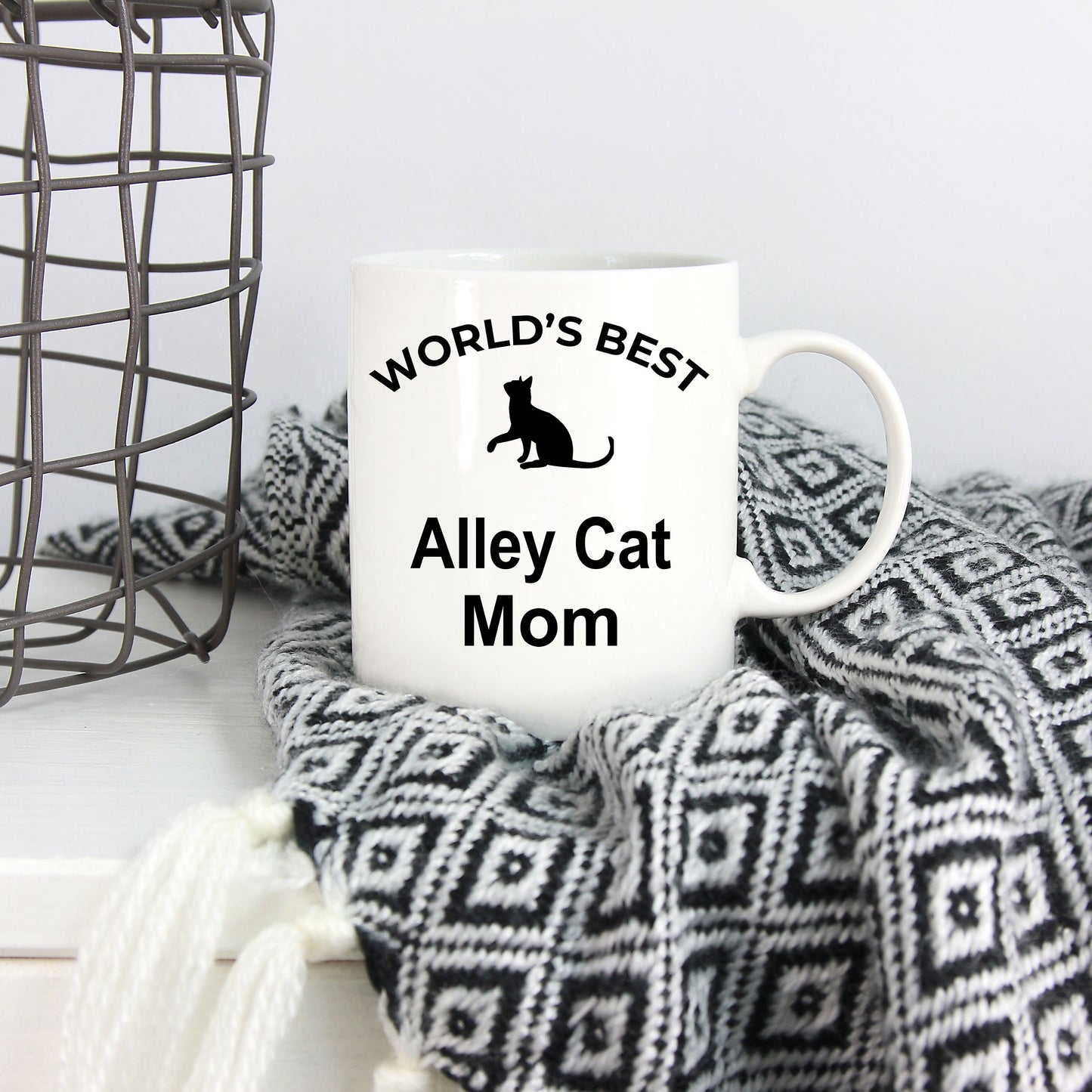 Alley Cat Mom Coffee Mug - Mallard Moon Gift Shop