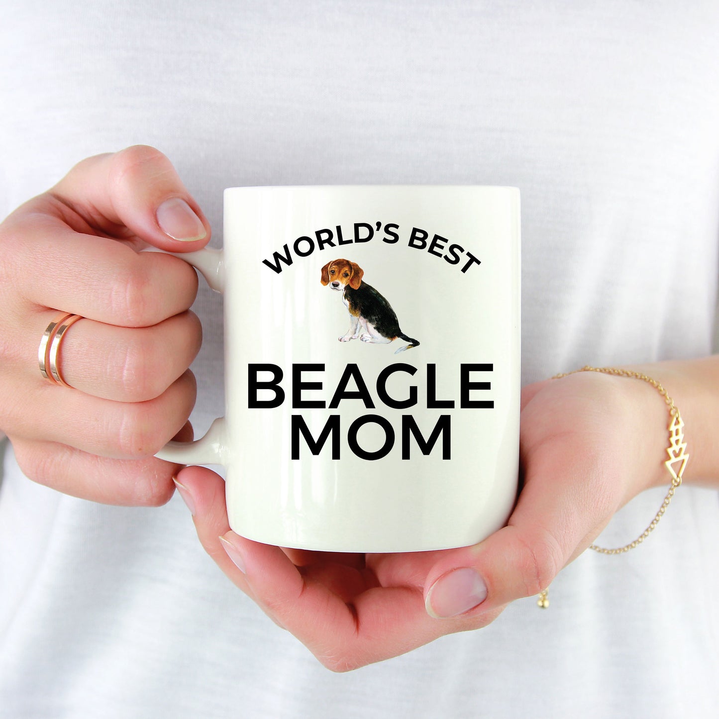 Beagle Puppy Dog Mom Mug - Mallard Moon Gift Shop