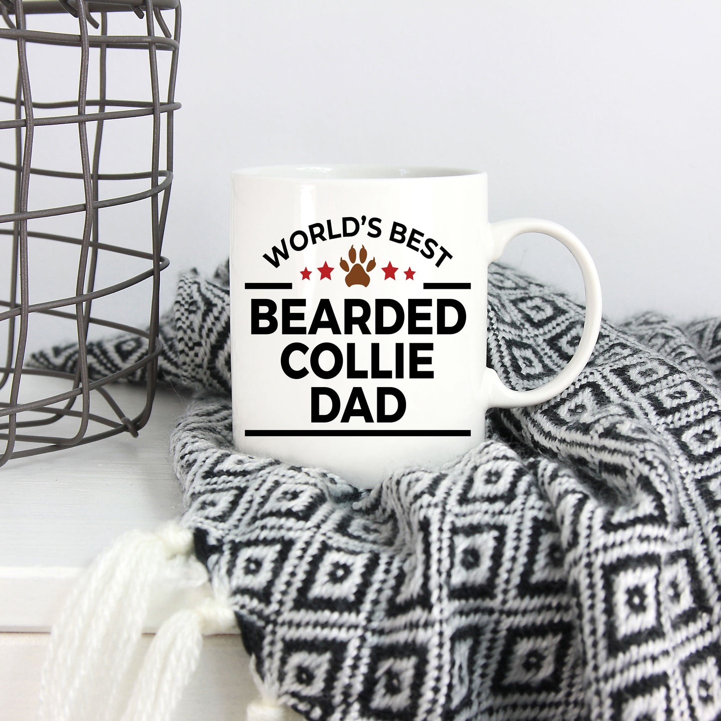Bearded Collie Dog Dad Mug