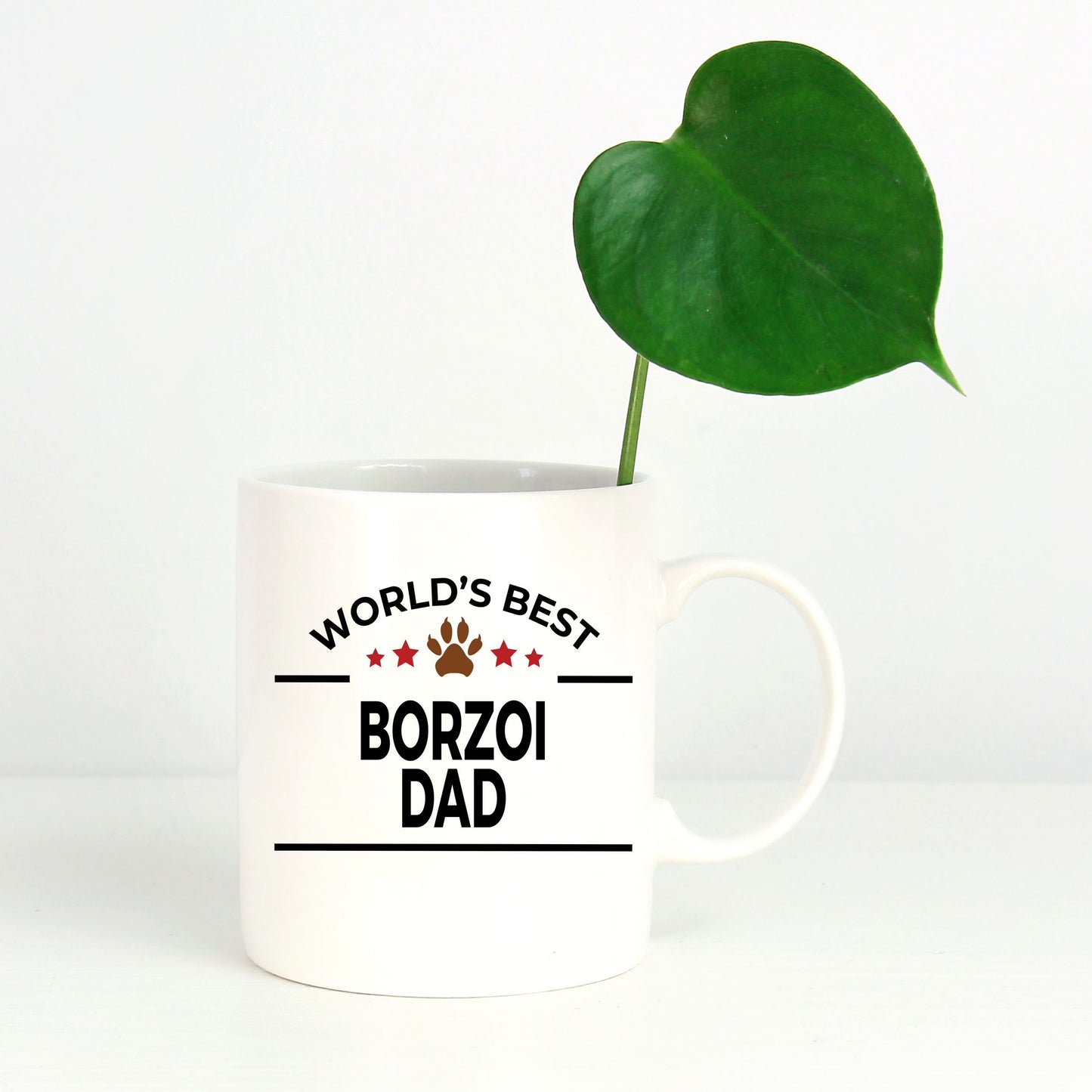 Borzoi Dog Dad Mug - Mallard Moon Gift Shop